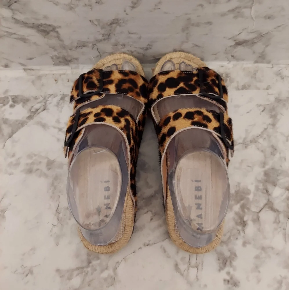 🆕️brand new manebi leopard print sandals - Picture 6 of 11